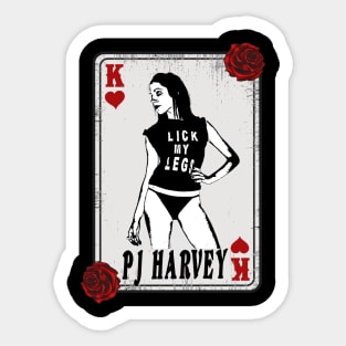 Vintage Card Pj Harvey Sticker